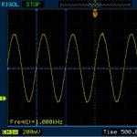 Test of a DDS signal generator designer from China Low-frequency signal generator on a microcontroller